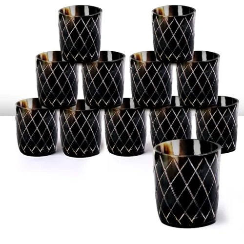 Optimized Viking Horn Shot Glasses Set of 12 12 Count Functional