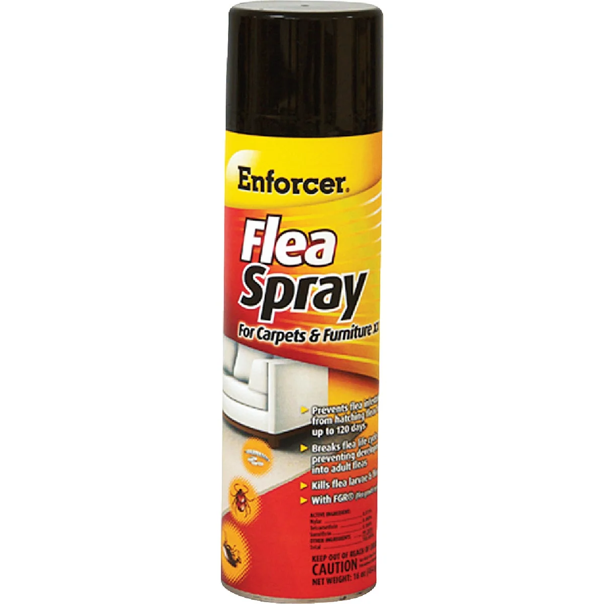 Certified Enforcer 14 Oz. Aerosol Spray Tick Flea Killer For Carpets And Furniture Trusted