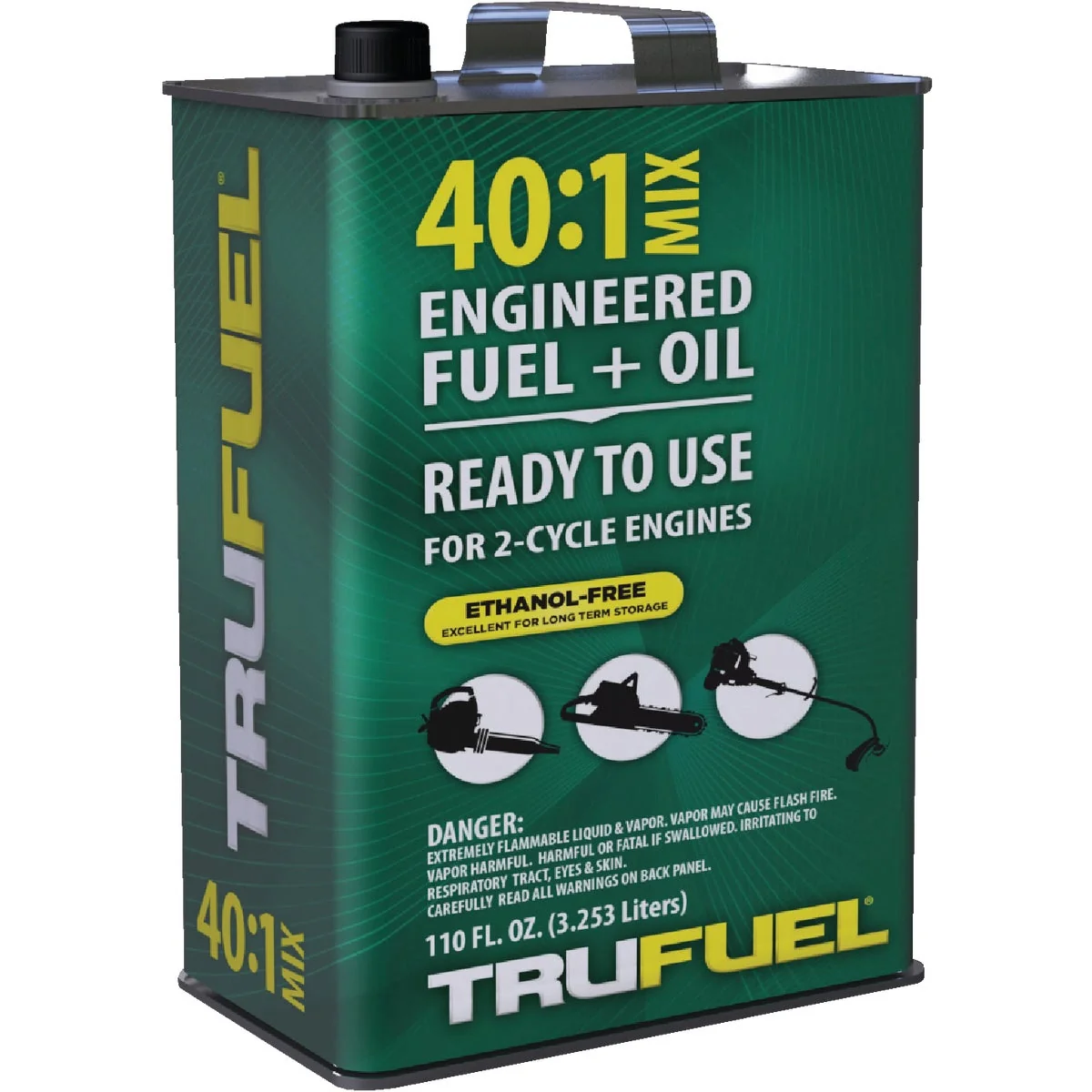 Pure TruFuel 110 Oz. 40 1 Ethanol- Small Engine Fuel Oil Pre-Mix Casual