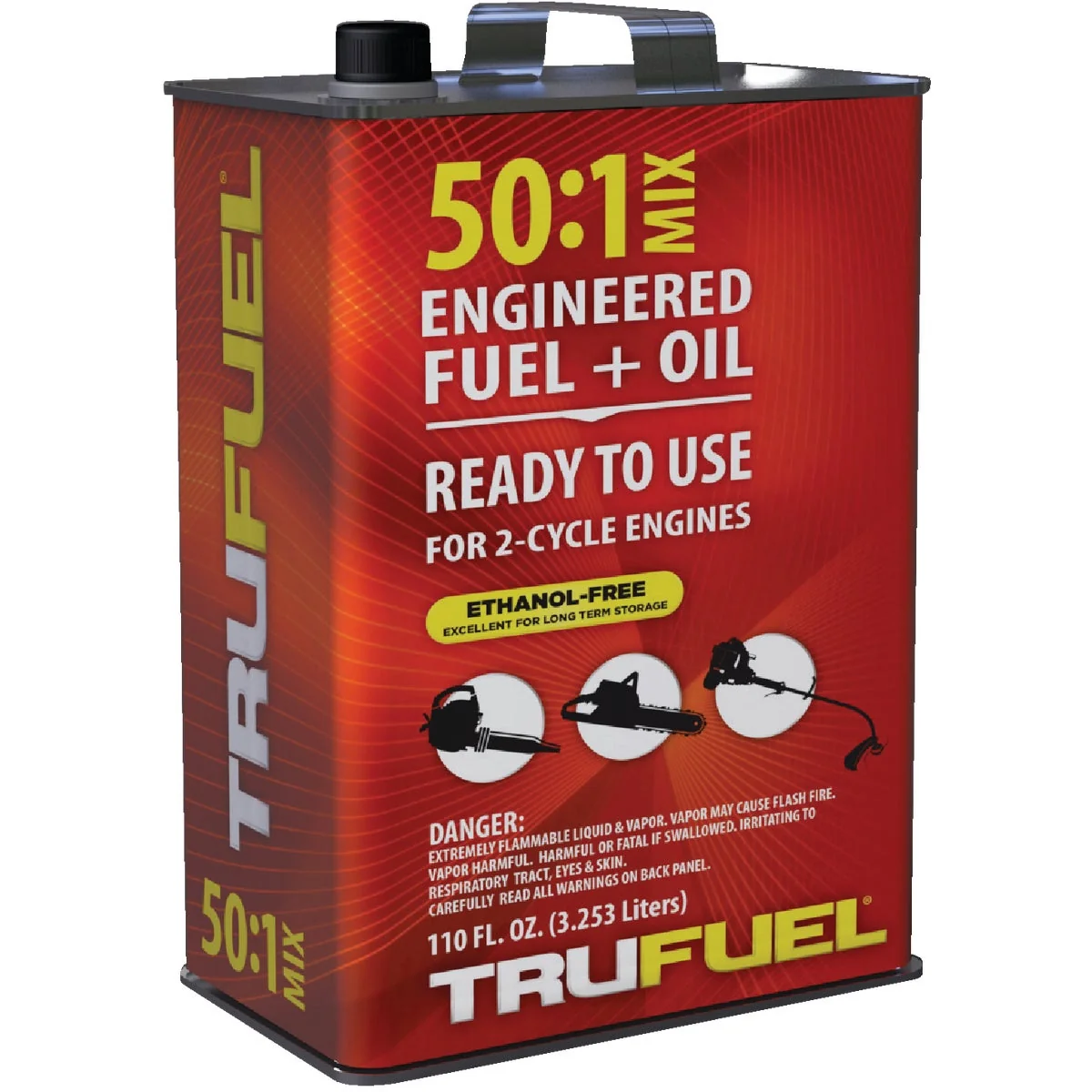 Powerful TruFuel 110 Oz. 50 1 Ethanol- Small Engine Fuel Oil Pre-Mix Enhanced
