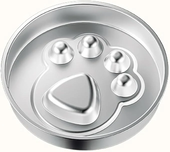Recyclable Stainless Steel Slow-Feed Dog Bowl Designed specifically for French Bulldog This Double-Sided Anti-swallowing pet Food Bowl Features Raised barriers and is Easy to Clean CAbout ThisOverview Natural