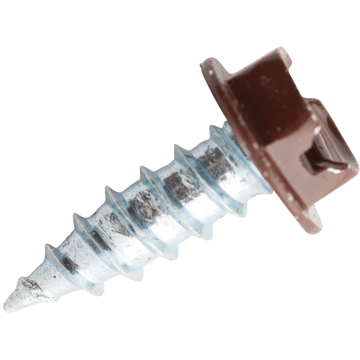 Crafted Do it 8 x 1 2 In. Brown Slotted Hex Washer Head Screw 100 Ct. Recyclable