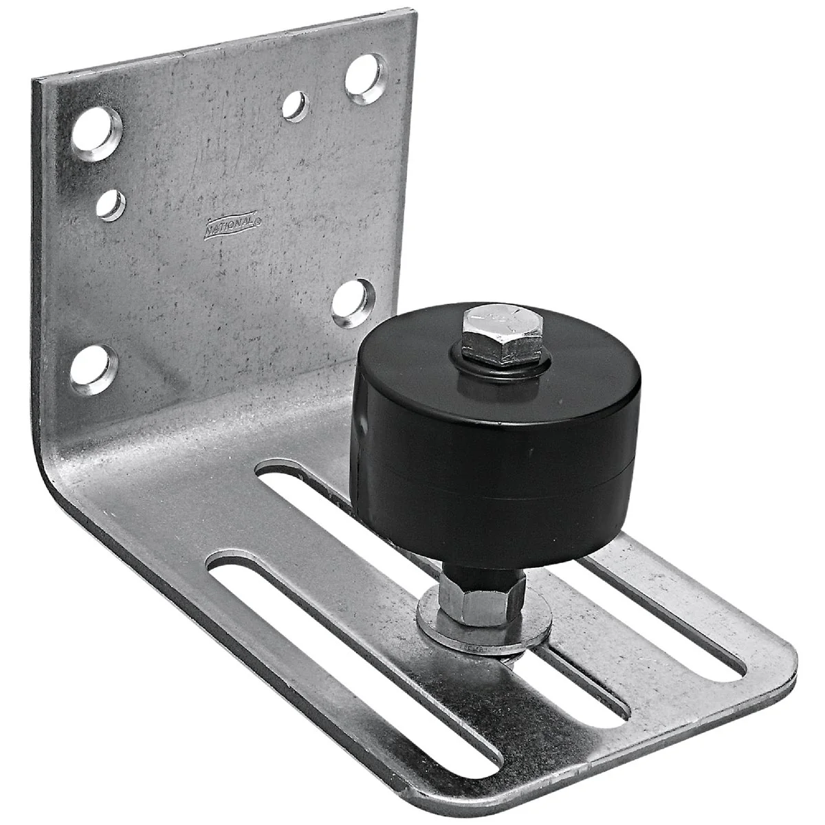 Versatile National DP318 Galvanized Up to 3-3 4 In. Steel Barn Door Stay Roller First-Class