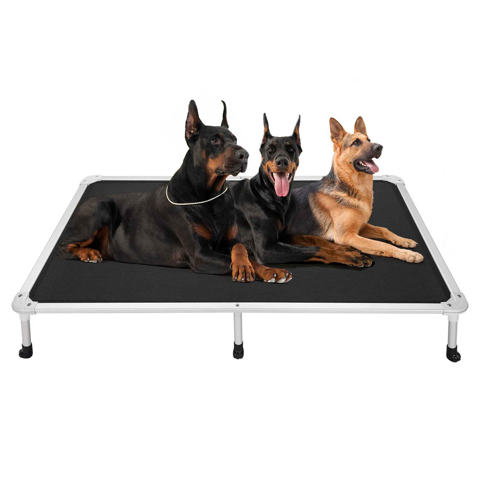 Trendy Veehoo Chew-Proof d Dog Bed – Cooling Raised Cot Aluminum Frame Textilene Mesh XX-Large Fine Crafted