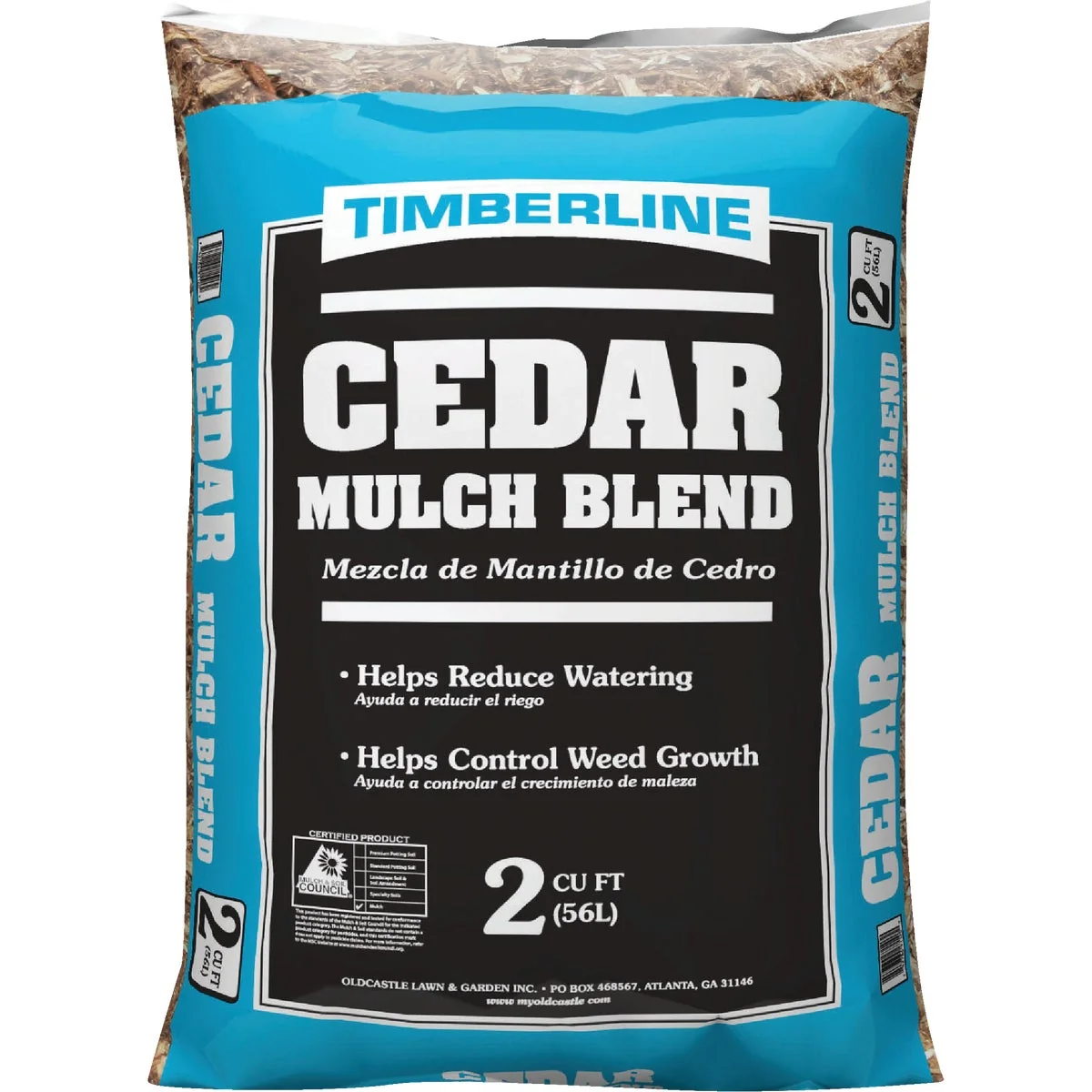 Fast Timberline 2 Cu. Ft. Cedar Mulch User-Friendly