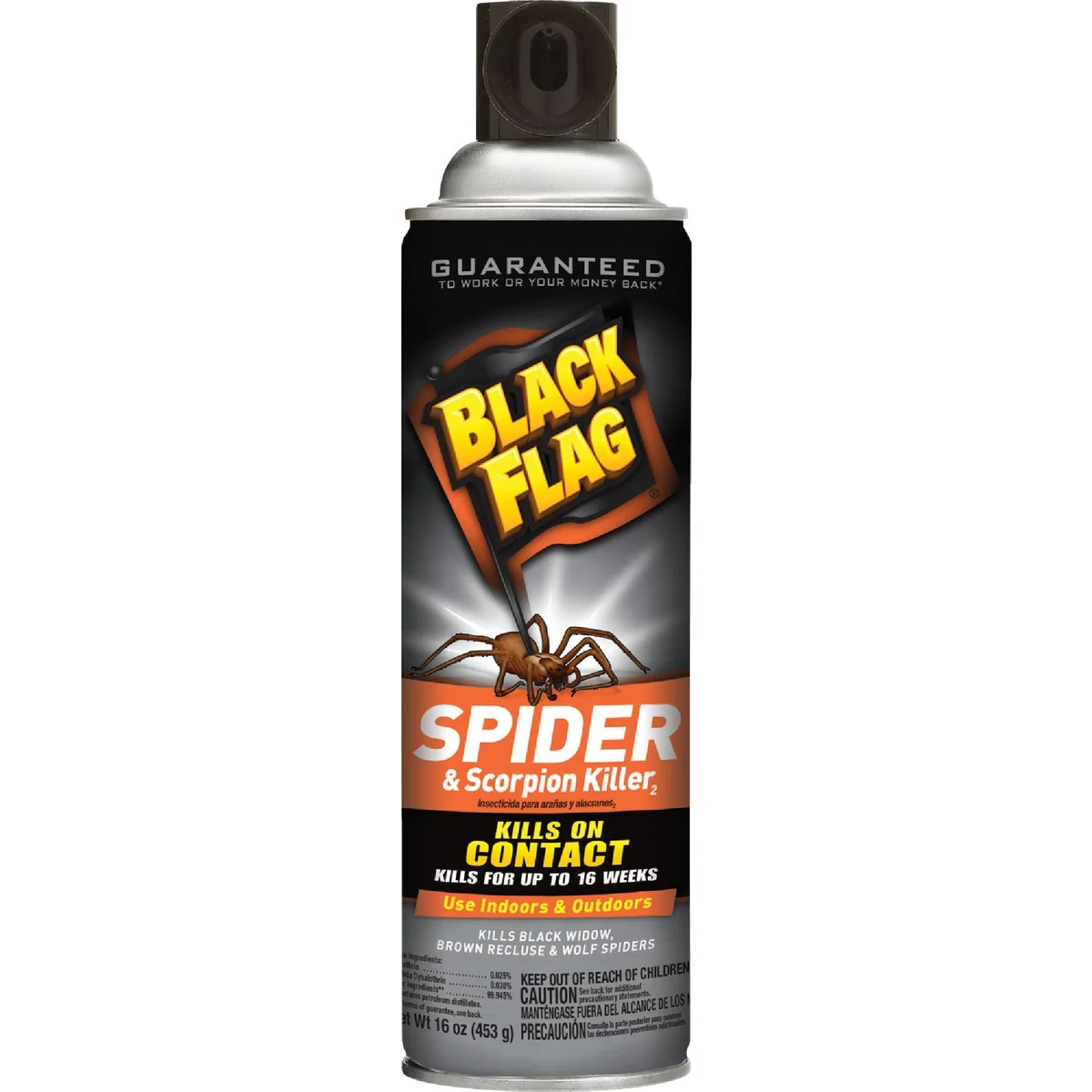 Advanced Black Flag 16 Oz. Aerosol Spray Spider Scorpion Killer Traditional