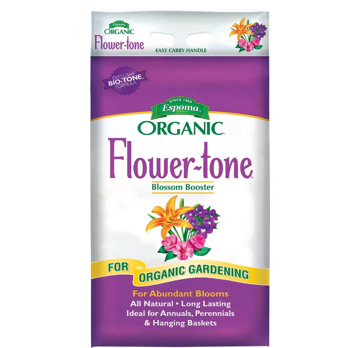 Easy-to-Use Espoma Organic 18 Lb. 3-4-5 Flower-tone Dry Plant Food Trusted