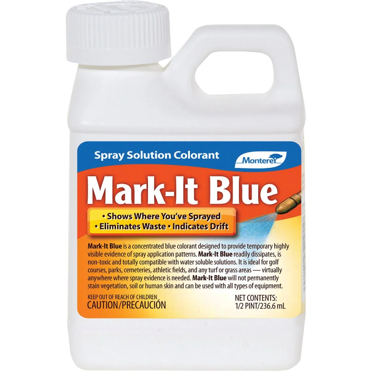 Clean Monterey Mark-It Blue 8 Oz. Concentrate Spray Colorant Professional