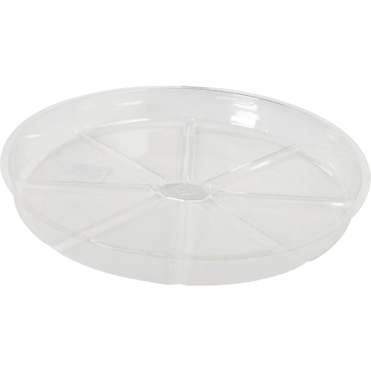 Superior Garden 12 In. Clear Vinyl Flower Pot Saucer Professional