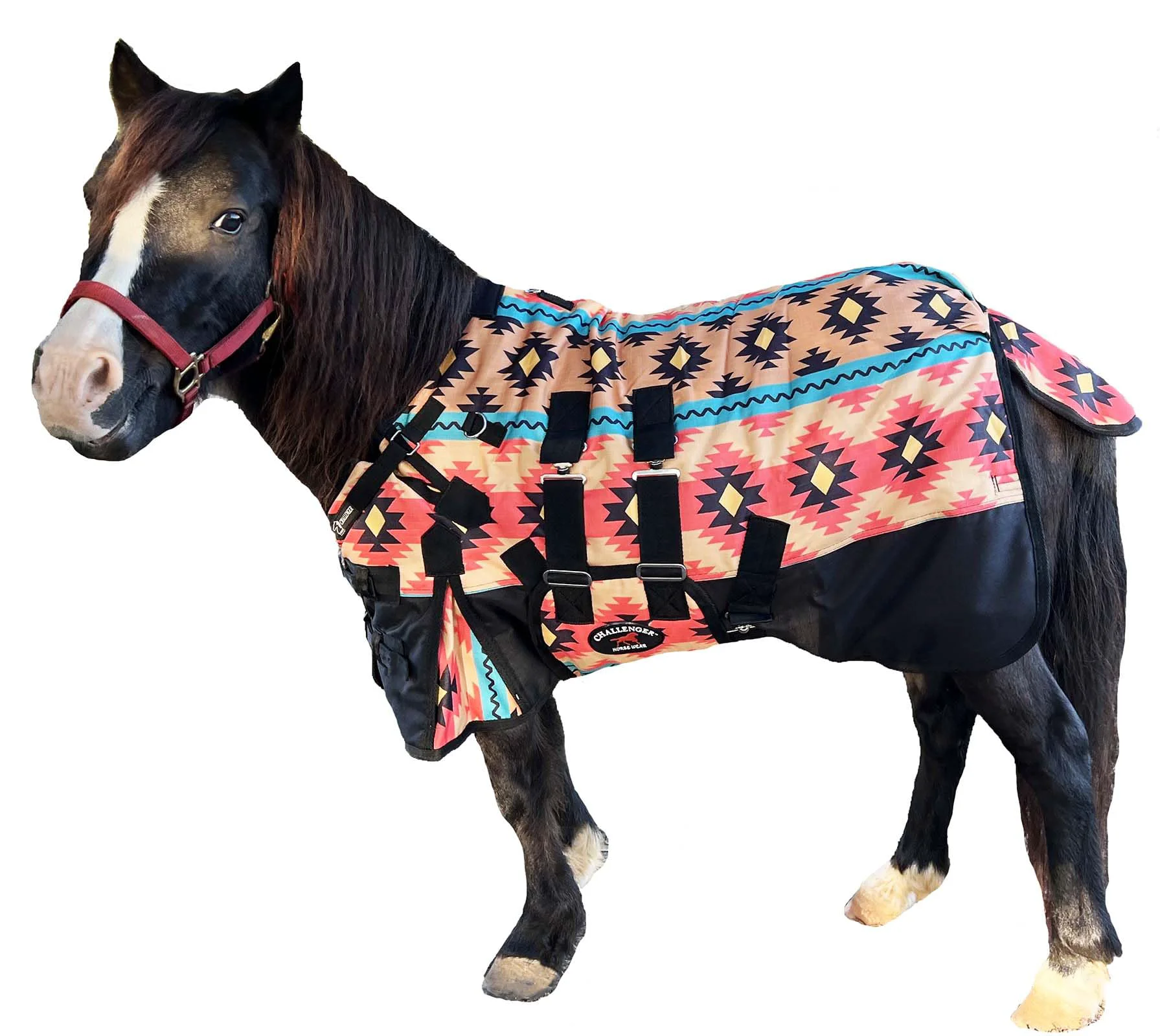 Expertly Made CHALLENGER 50-inch 1200D Miniature Weanling Donkey Pony Winter Blanket 51989B Classic