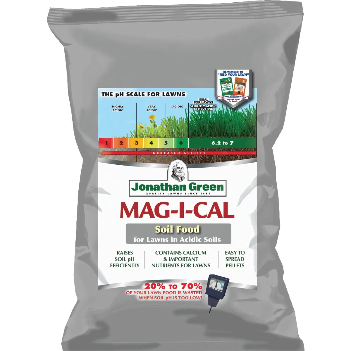 Certified Jonathan Green Mag-i-Cal 54 Lb. 15 000 Sq. Ft. 35 Calcium Lawn Fertilizer Recyclable