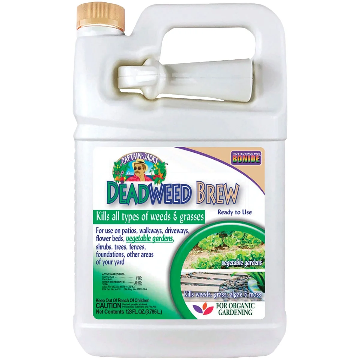 Detailed Bonide Captain Jack’s Deadweed Brew 1 Gal. Ready to Use Trigger Spray Weed Grass Killer Outstanding
