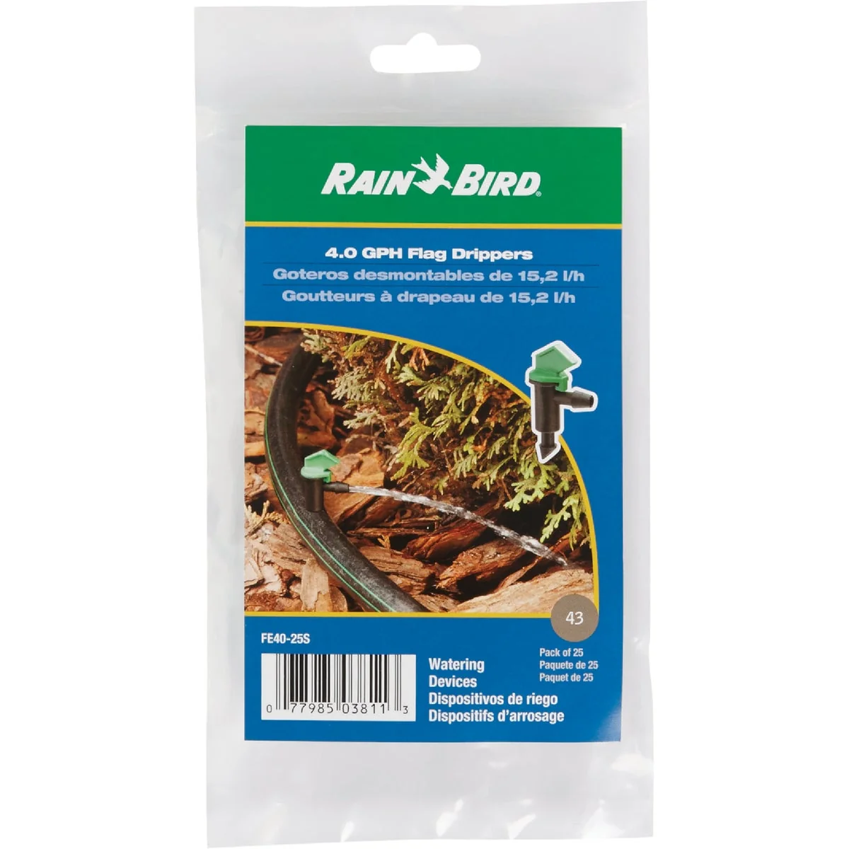 Comfortable Rain Bird 4 GPH Flag Dripper Emitter 25-Pack Carefully Designed
