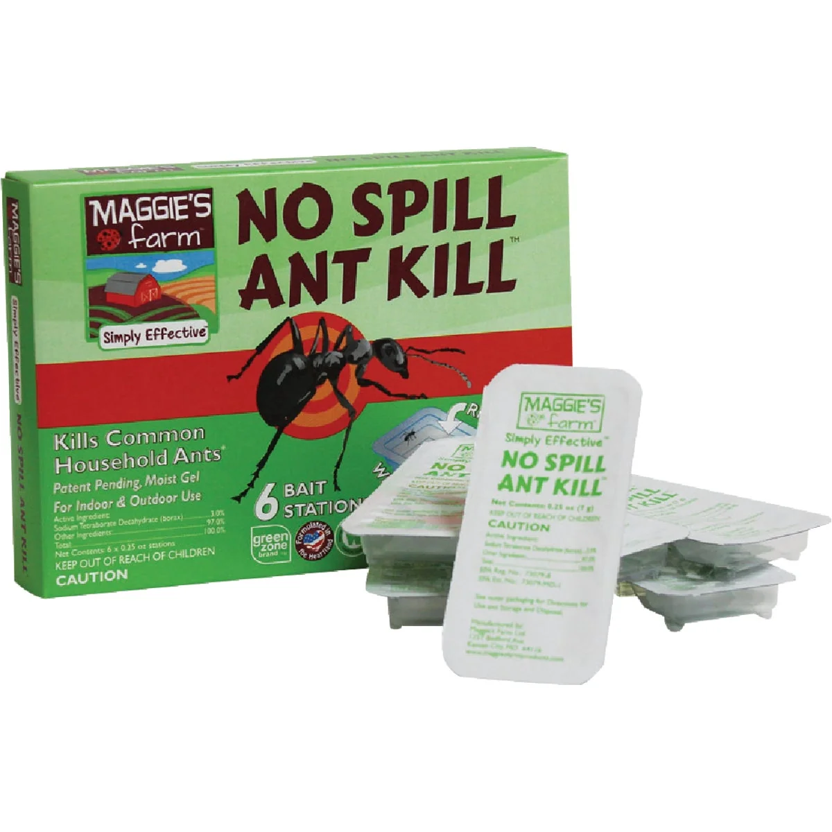 Secure Maggie’s Farm 2.4 Oz. Gel Ant Bait Station 6-Pack Expertly Made