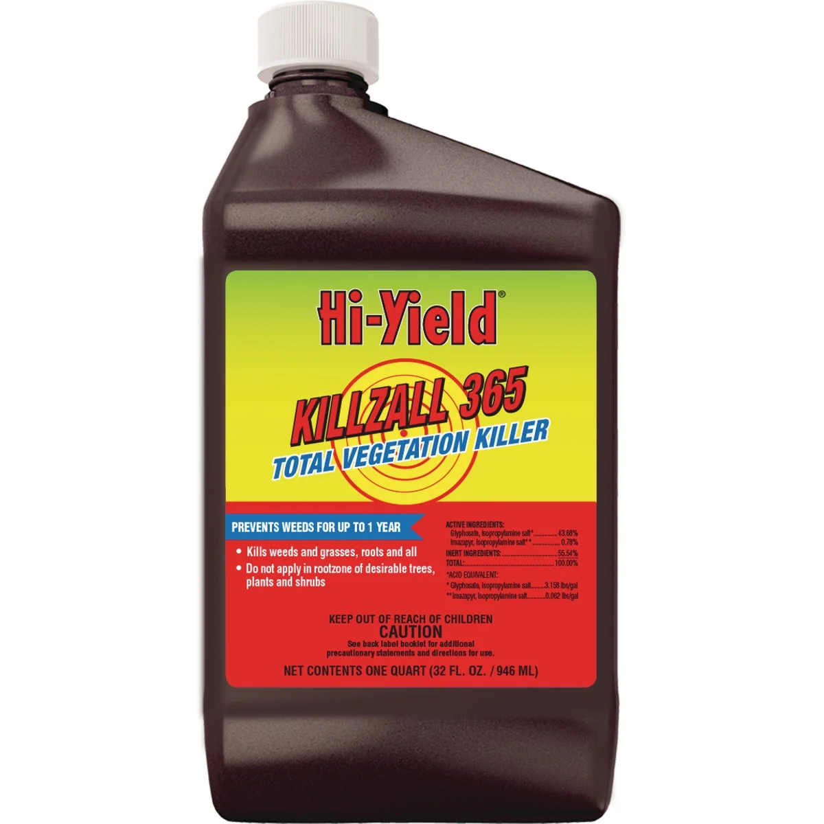 Fast Hi-Yield Killzall 365 32 Oz. Concentrate Vegetation Killer Recyclable