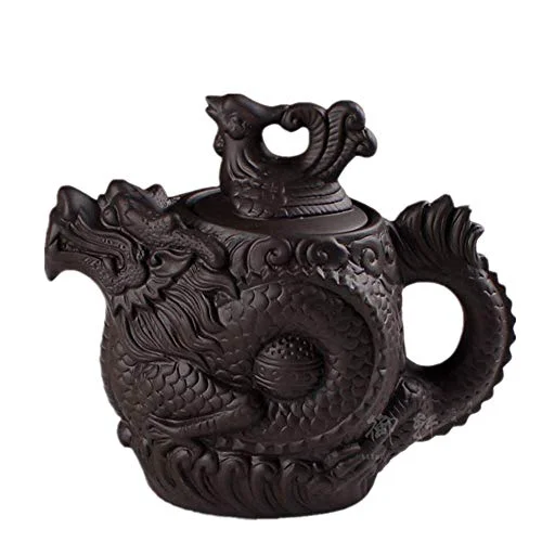 Comfortable Yixing Teapot Dragon and Phoenix Tea Pot Big Capacity Purple Clay Tea Set Kettle Kung Fu Teapot Innovative