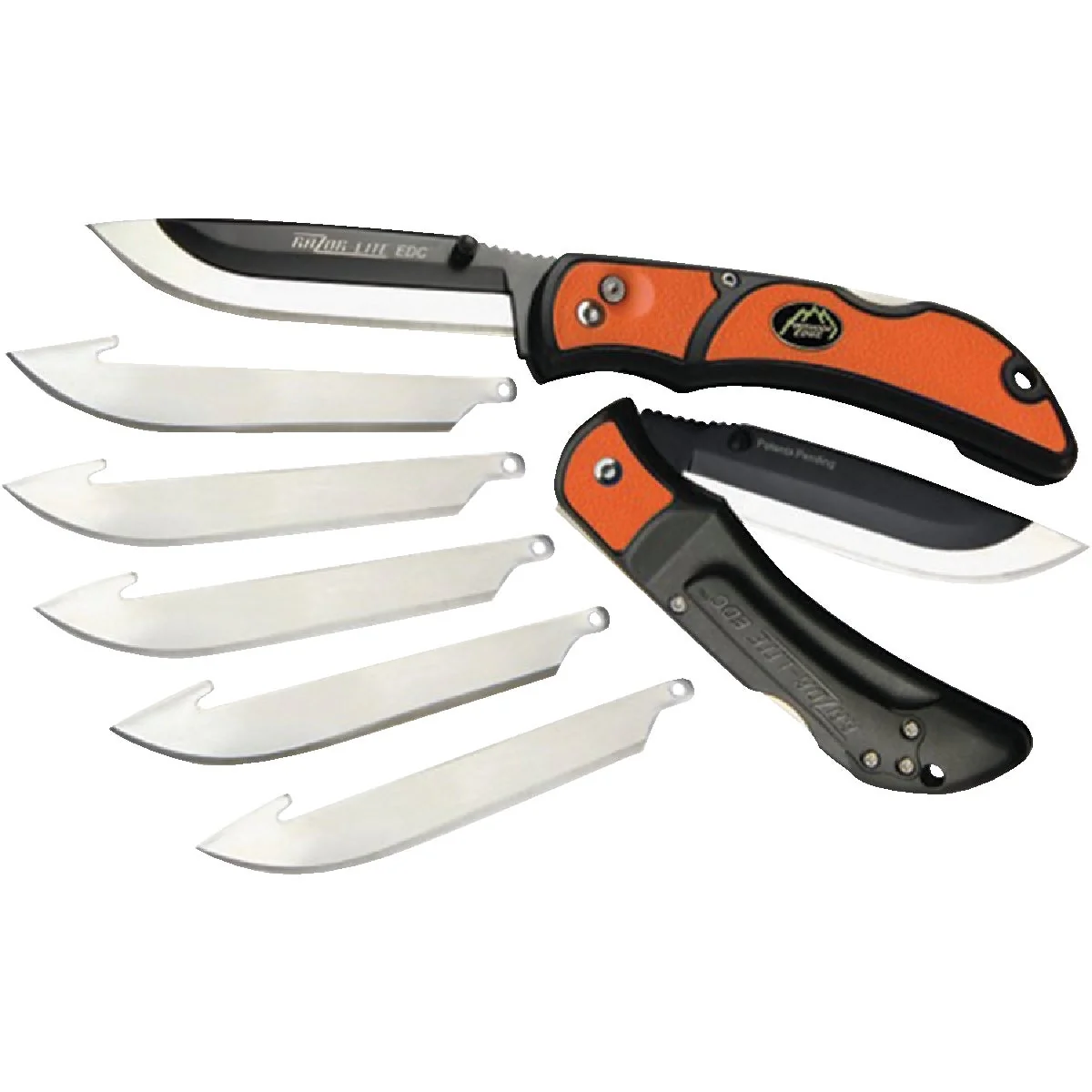 Contemporary Outdoor Edge Razor-Lite Replaceable Blade 3-1 2 In. Folding Knife Blaze Orange Effective