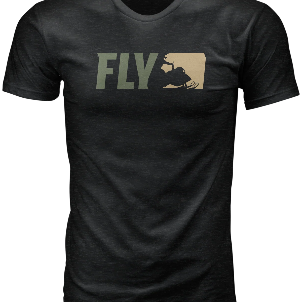 Contemporary Fly Primary Tee Black Md Long-Lasting