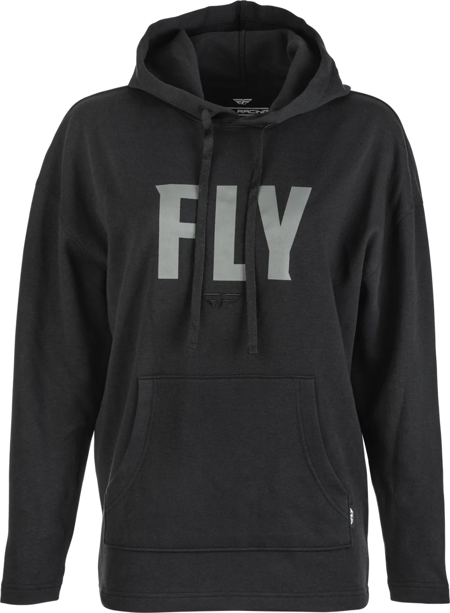 Responsible Women’s Fly Weekender Hoodie Black Grey Md Certified