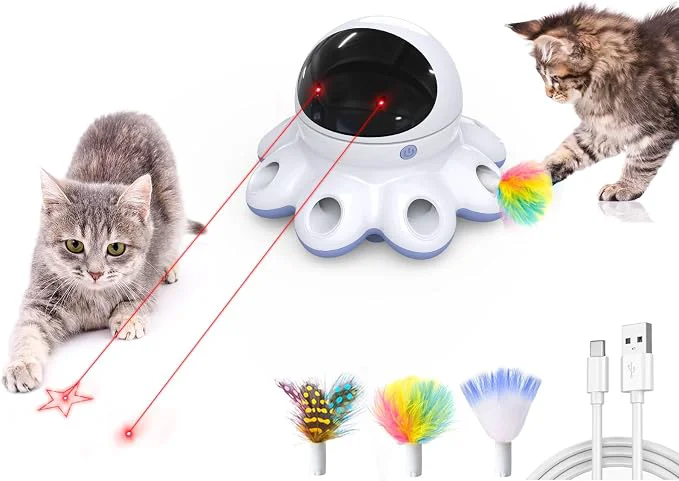 Fine Crafted ORSDA Cat Laser Toy 2-in-1 Interactive Automatic Motion Activated Moving 8 Environmentally Friendly