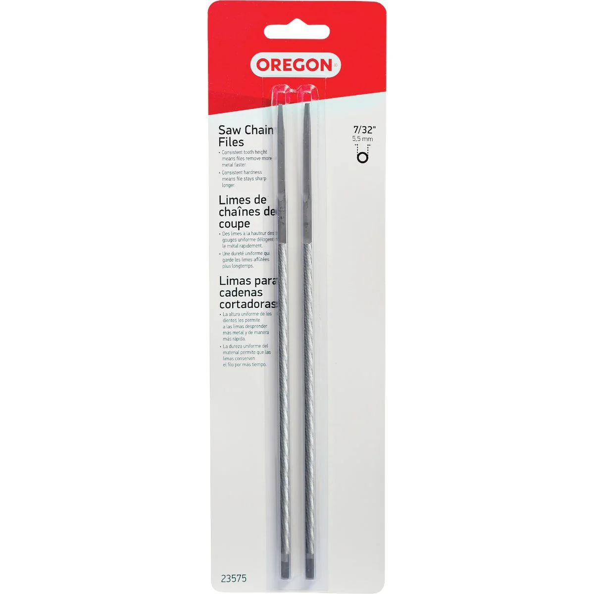 Verified Oregon 7 32 In. Saw Chain File 2-Count Premium