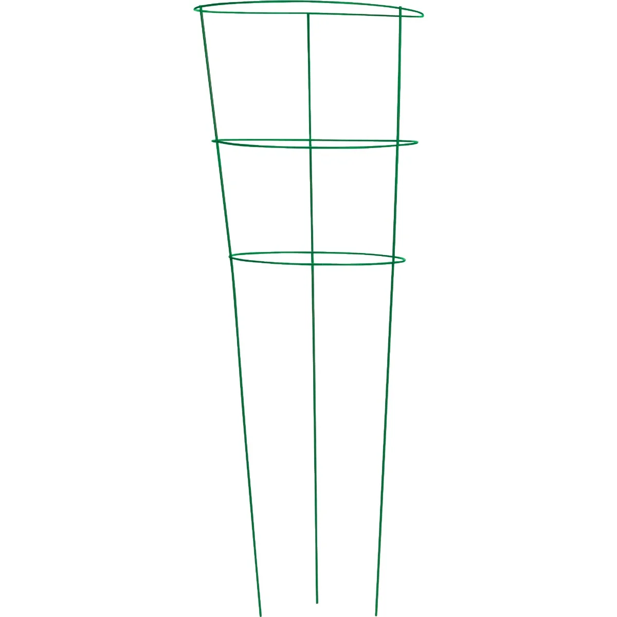 Casual Panacea 42 In. Green Powder Coat Galvanized Welded Wire Tomato Cage High-Performance