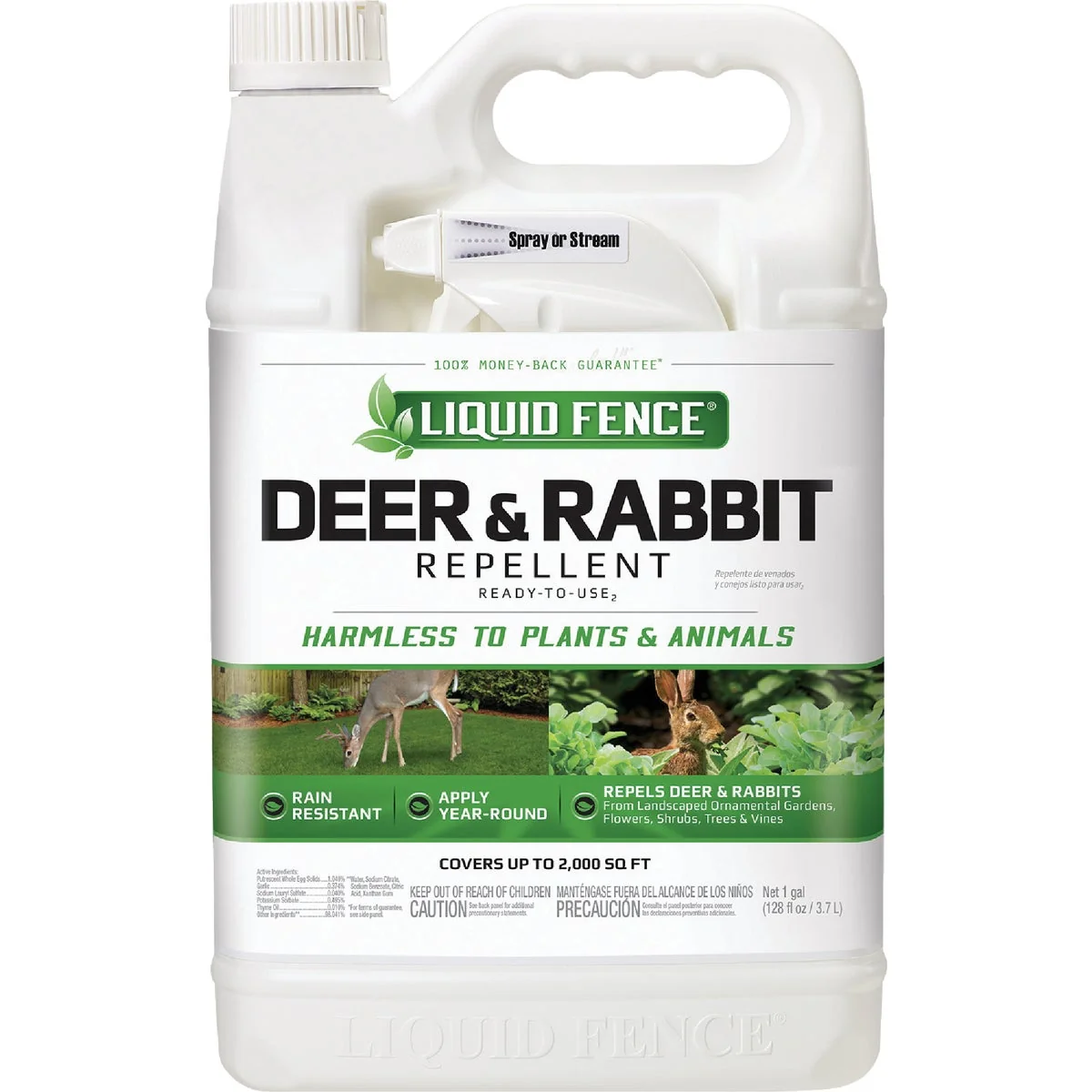 Sophisticated Liquid Fence 1 Gal. Ready To Use Deer Rabbit Repellent Fashionable