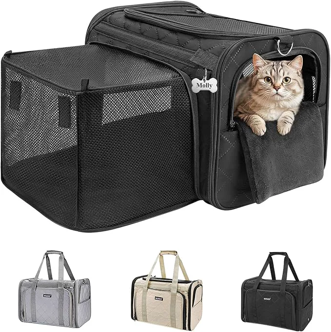 Exclusive MIDOG Cat Carrier Soft for Small to Medium-Sized Cats TSA Airline Smooth