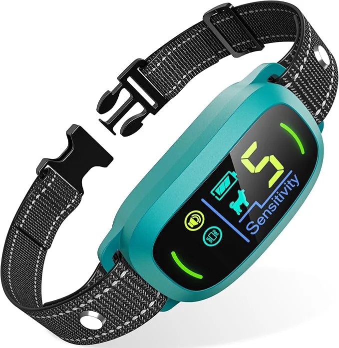 Official Dog Bark Collar for Large Medium Small Dogs Rechargeable Smart Bark Collar Fine