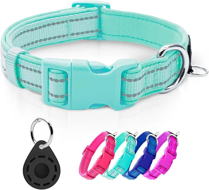 Easy-to-Use azuza Reflective Dog Collar Breathable