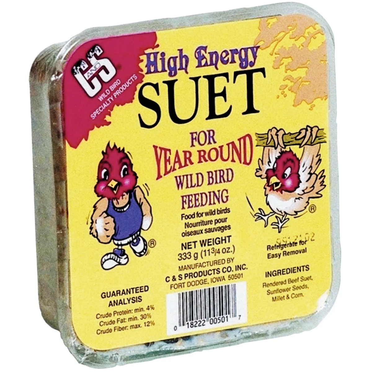Effective C S 11.75 Oz. High Energy Treat Suet Reliable