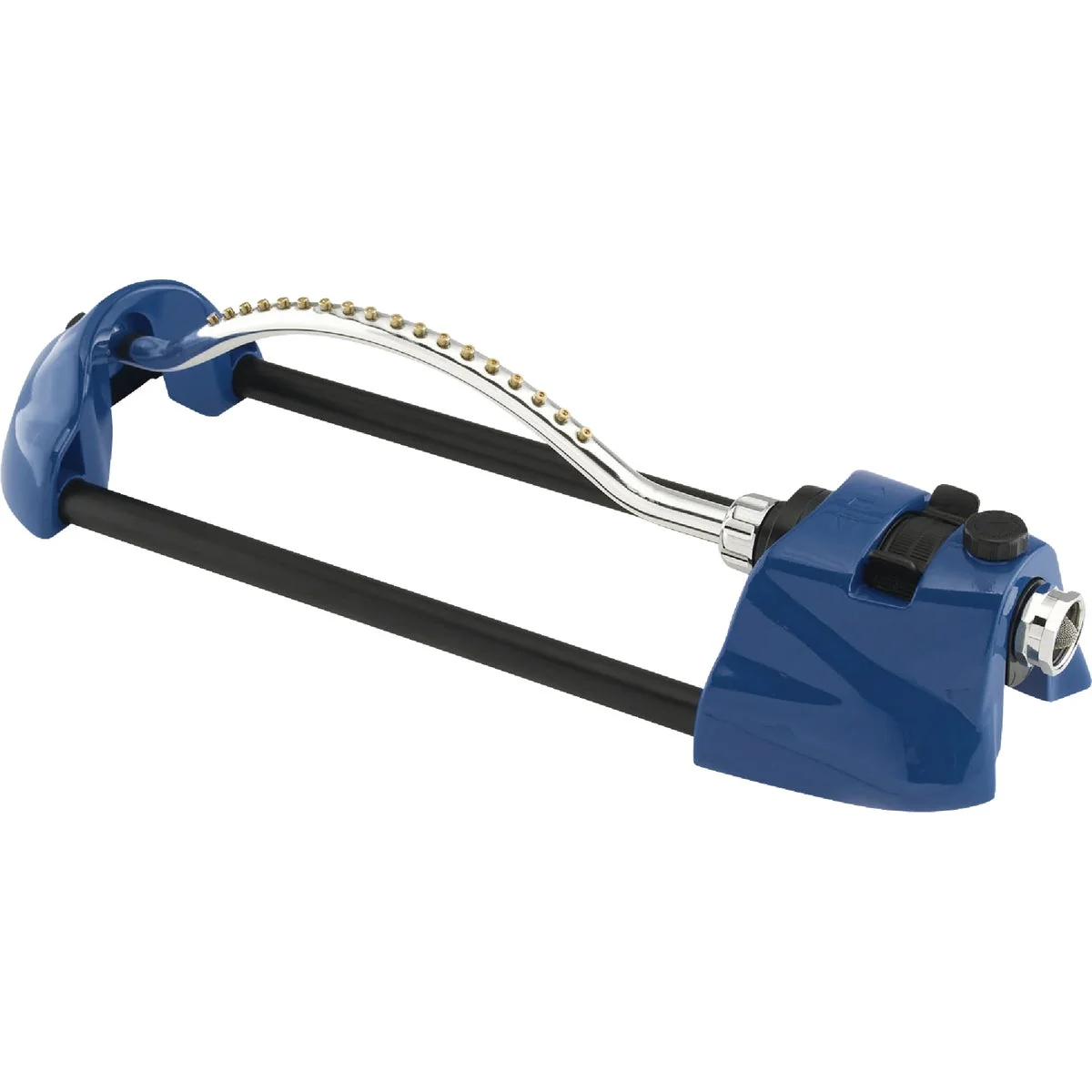 Advanced Dramm ColorStorm Heavy-Duty Metal 3000 Sq. Ft. Blue Oscillating Sprinkler Eco-Friendly