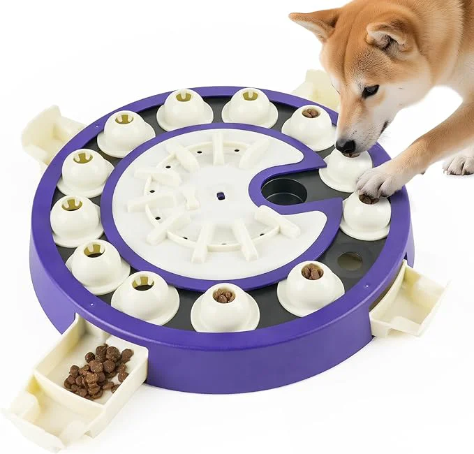 Enhanced Dog Puzzle Toys 3 Levels Interactive Cognitive Toy for Smart Dogs Food Puzzles Game for IQ Training Brain Mental Stimulation Slow Feeder Treat Dispenser for Large Medium Small DogsAbout ThisOverview Modern