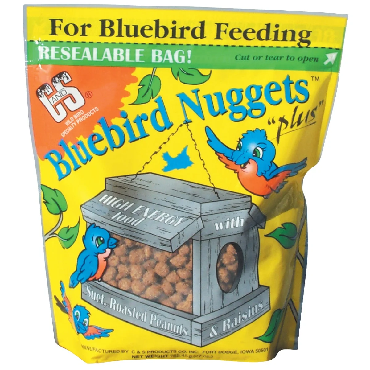 Green C S Bluebird Nuggets 27 Oz. Wild Bird Food Environmentally Friendly