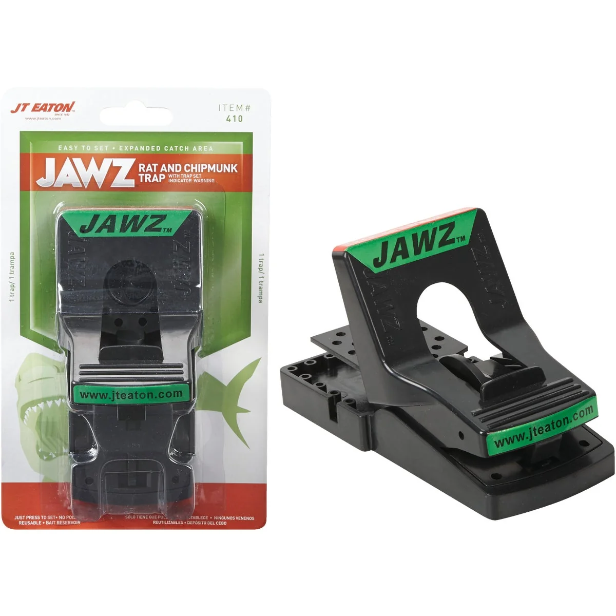 Specialty JT Eaton Jawz Mechanical Chipmunk Rat Trap 1-Pack Classic