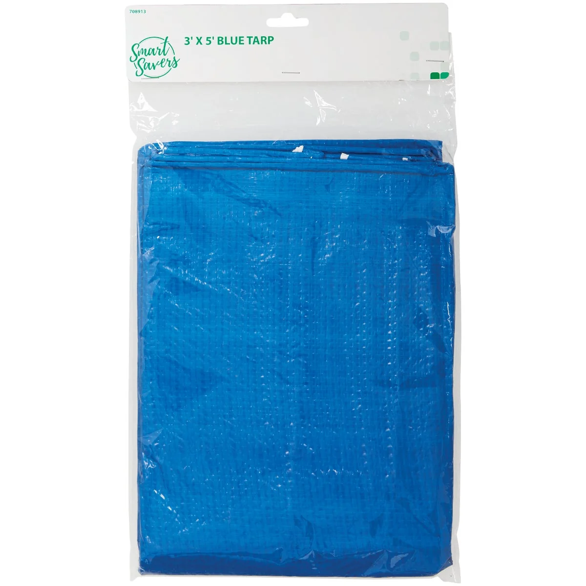 Enhanced Smart Savers Blue PE 3 Ft. x 5 Ft. Poly Tarp Optimized
