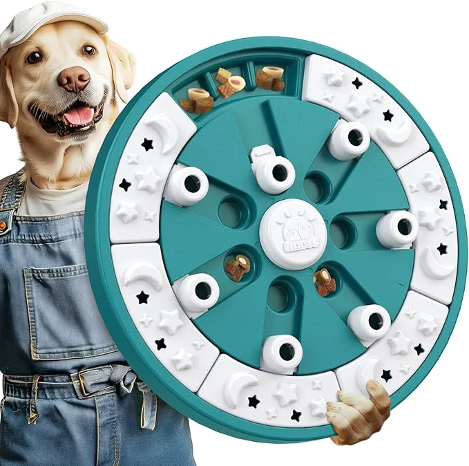 Refined KADTC 2 Levels of Step-by-Step Challenge Large Size Beginner to Advanced Dog Puzzle Toys 3 Ways to Play U.S. Brand Design Treat Puzzles for Dogs Mental Stimulation Enrichment Food Slow Feeder ToyAbout This Professional