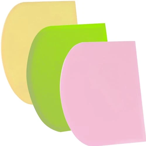 Refined Dough Scraper Bench Scraper 3 Count Effective