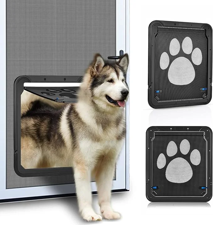 Organic Ownpets Dog Screen Door Inside Door Flap 12x14x0.4 Inch Lockable Pet Screen Superior