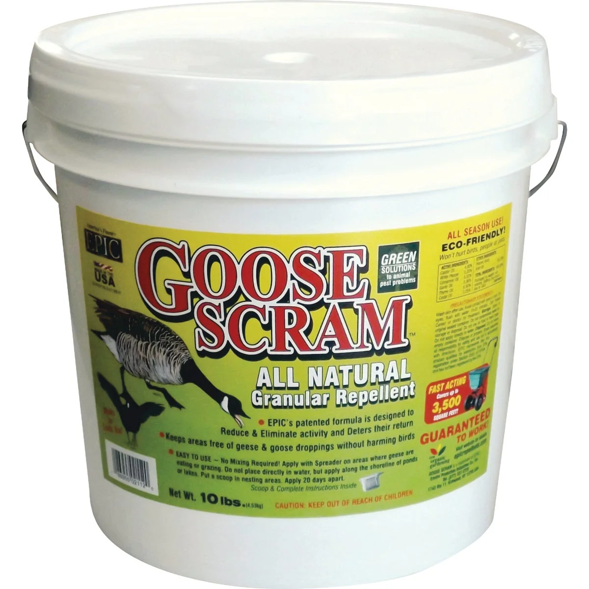 Functional Goose Scram 10 Lb. Granular Goose Repellent Next-Generation
