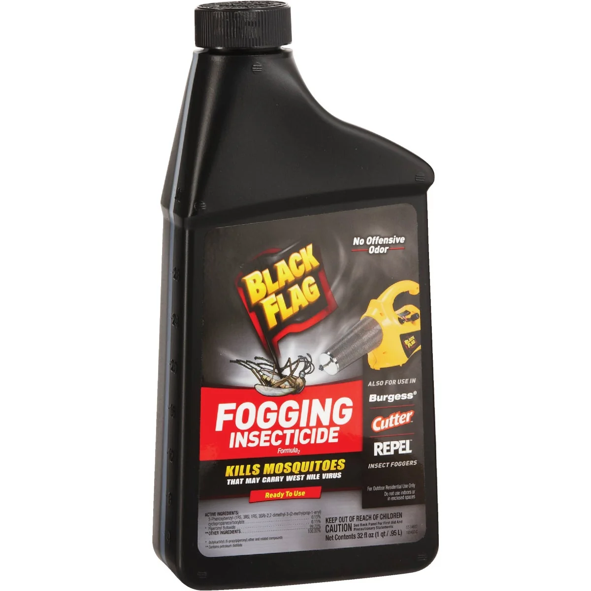 Contemporary Black Flag 32 Oz. 1 2-Acre Coverage Outdoor Fogger Insecticide Reliable