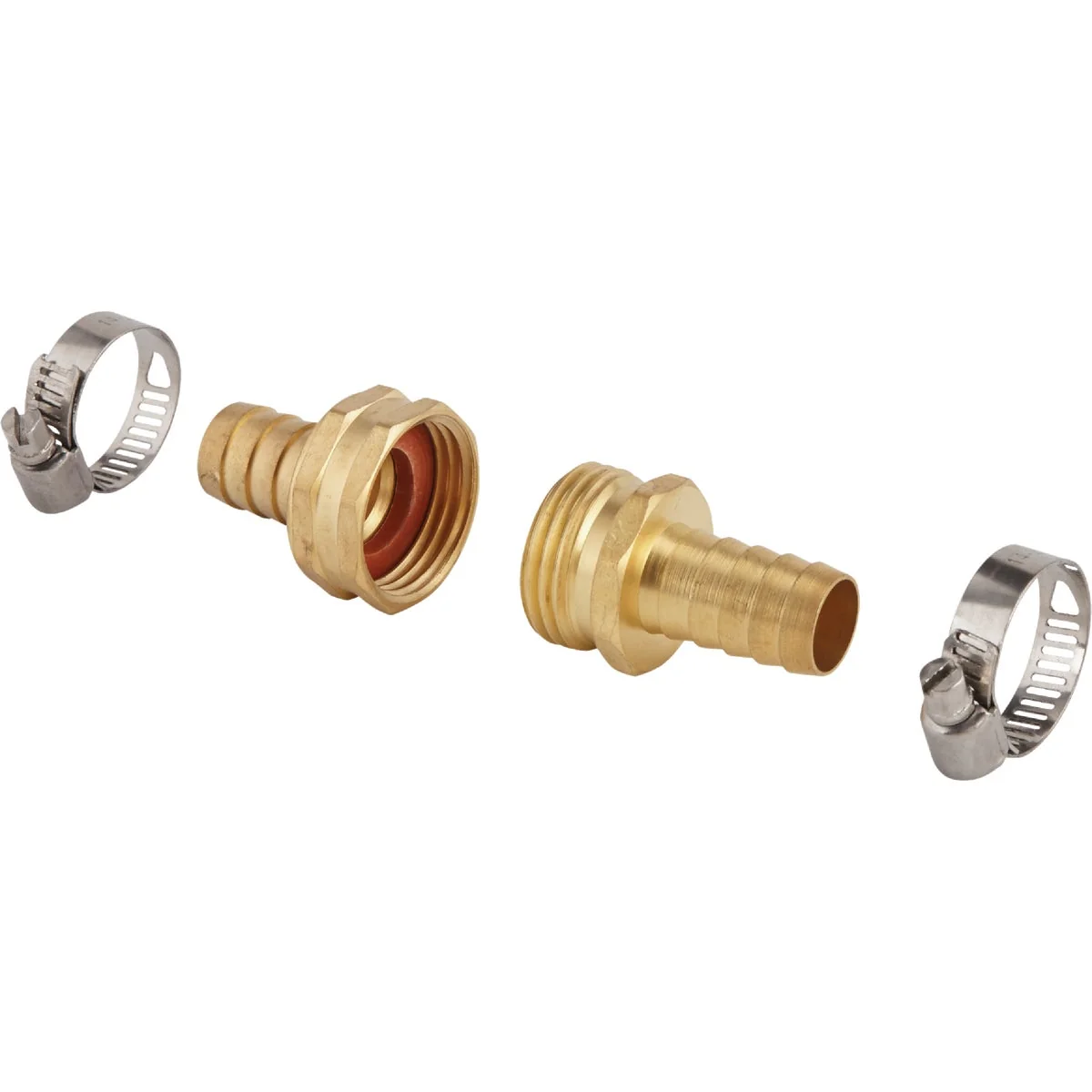 Artisan Garden 5 8 In. Brass Heavy-Duty Hose Mender Casual