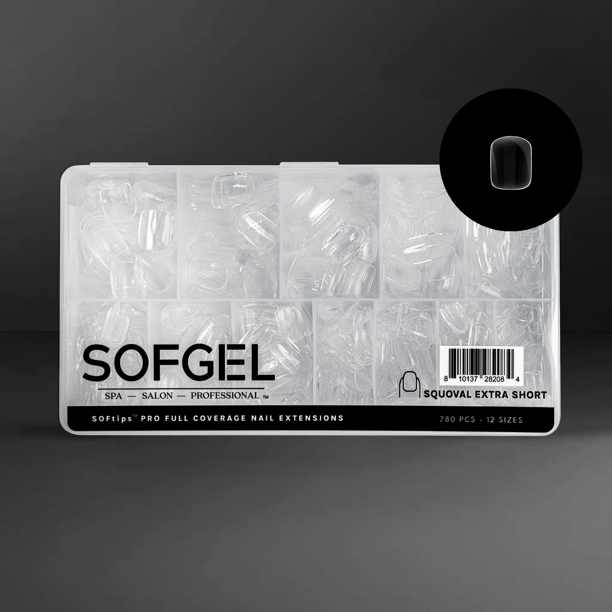 Reliable SOFTIPS PRO™ XII – Standard Squoval Extra Short Long-Lasting