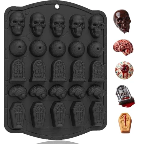 First-Class Skull Candy Chocolate Cake Pan 5 Breathable