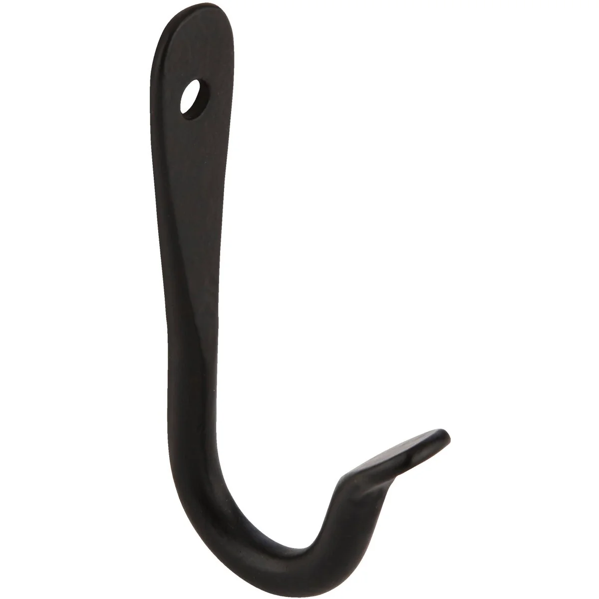 Fine Crafted Panacea 3 In. Black Powder-Coated Wrought Iron J-Hook Plant Hanger Healthy