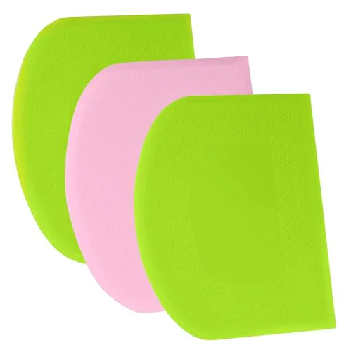 Carefully Designed Dough Scraper Bench Scraper 3 Count Organic