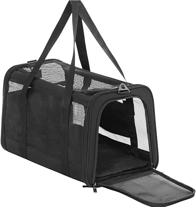 Dependable Airline Cat Carrier Soft-Sided Collapsible Pet Carrier Environmentally Friendly
