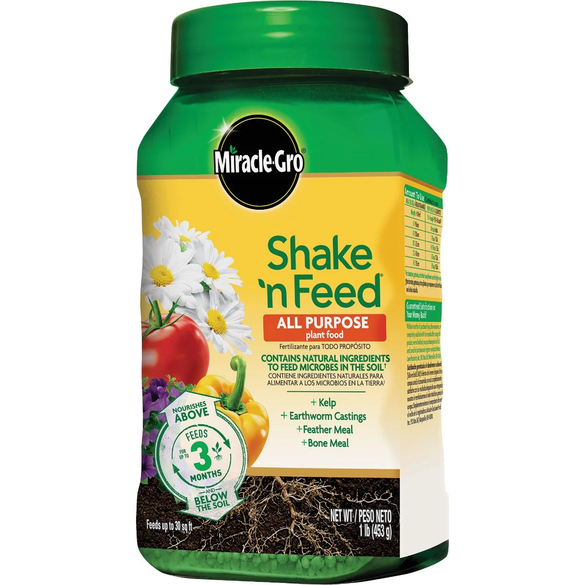 Exclusive -Gro Shake N’ Feed 1.5 Lb. 12-4-8 All-Purpose Dry Plant Food Healthy