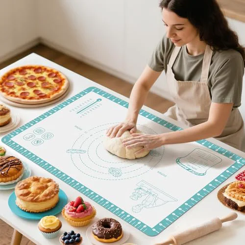Effective Non Stick Silicone Pastry Mat with 10 Quick Recipes Trusted