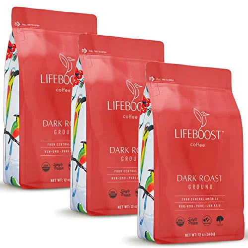 Authentic Coffee 3 Pack Dark Roast Ground Coffee 36 Ounce Professional